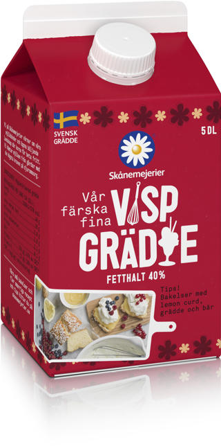 Vispgrädde 40%