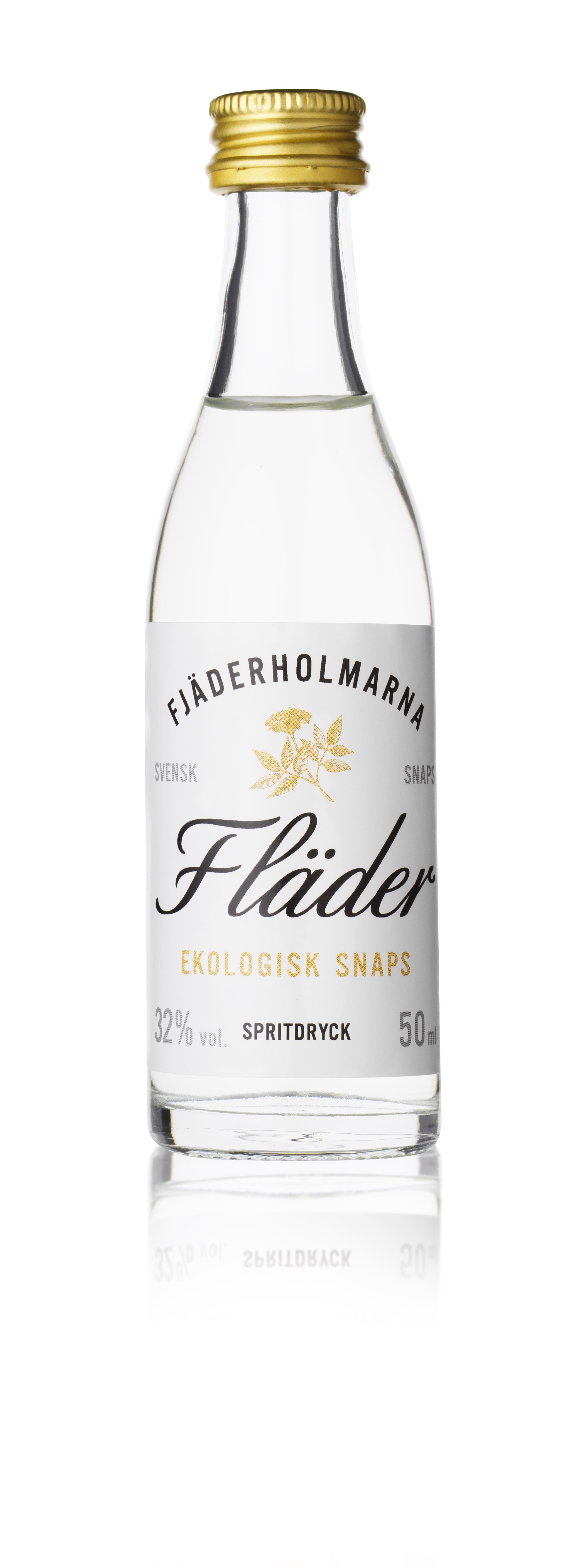 Fjäderholmarnas Flädersnaps 10x5 cl Småflaskor EKO