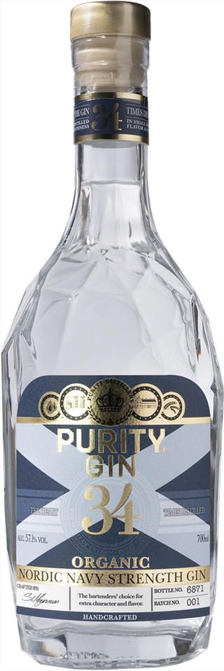 Purity Gin Craft Nordic Navy Strength Gin EKO