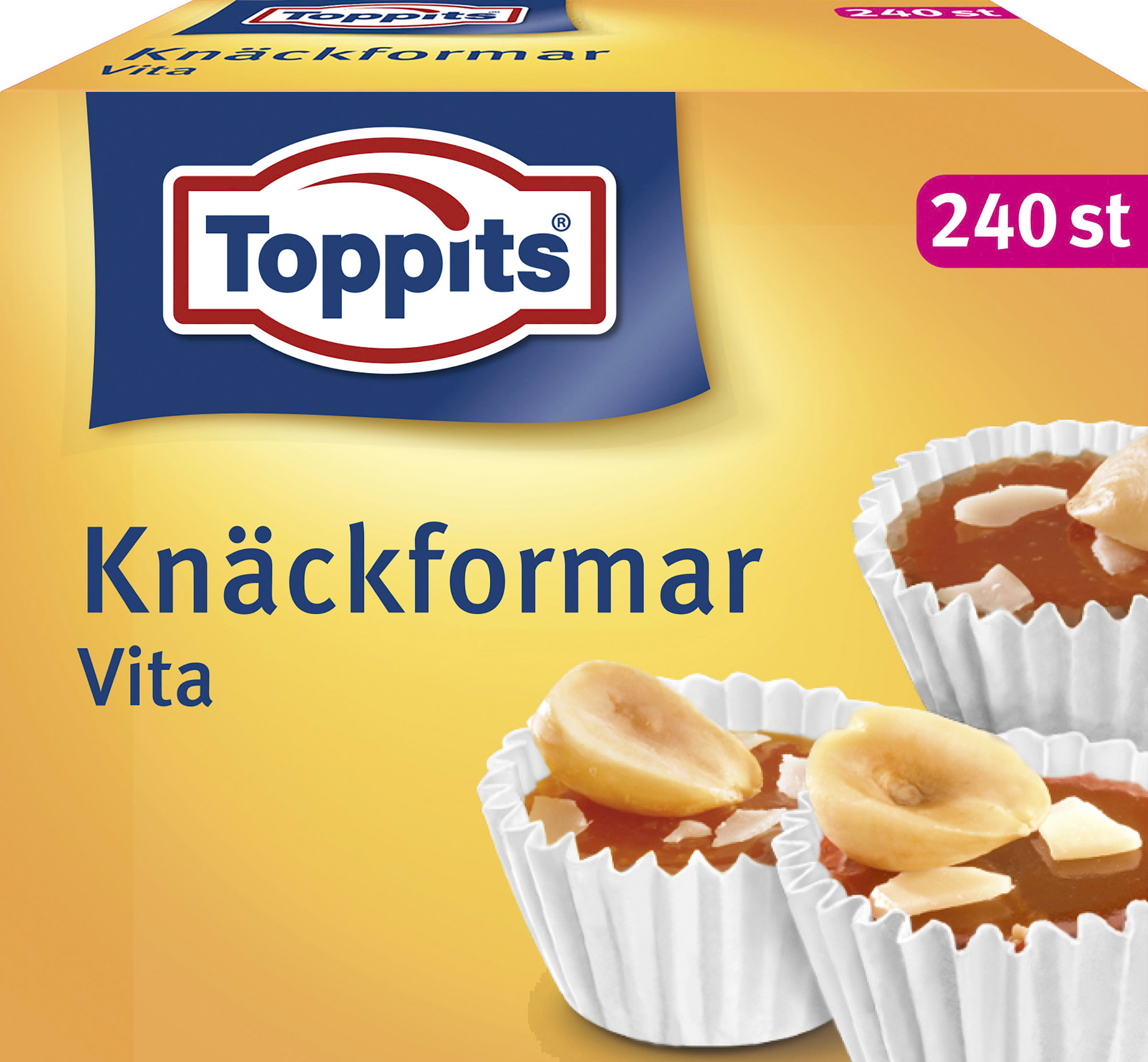 Knäckform Fettbeständigt papper Vit 18mm