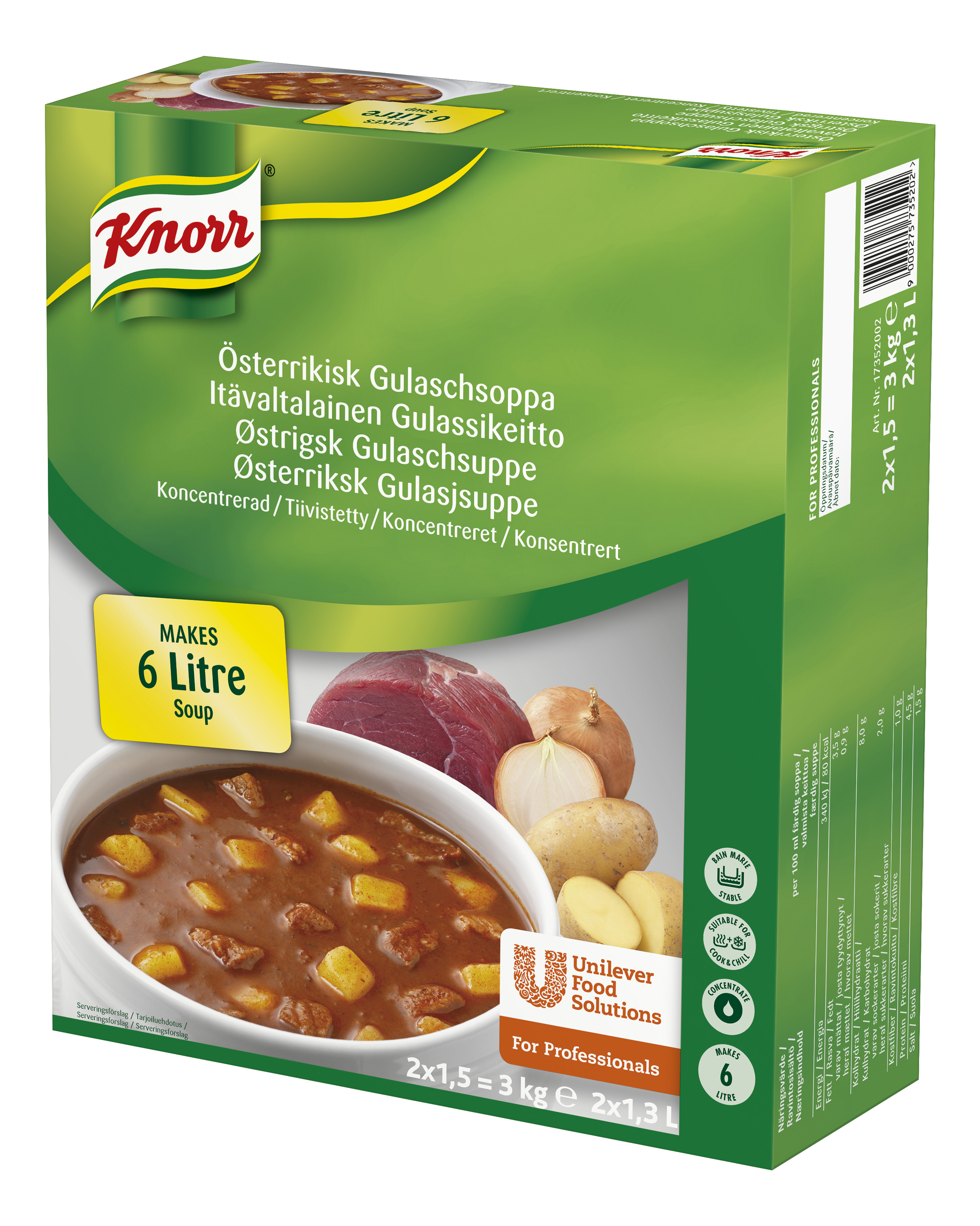 Gulaschsoppa Österrikisk Koncentrerad