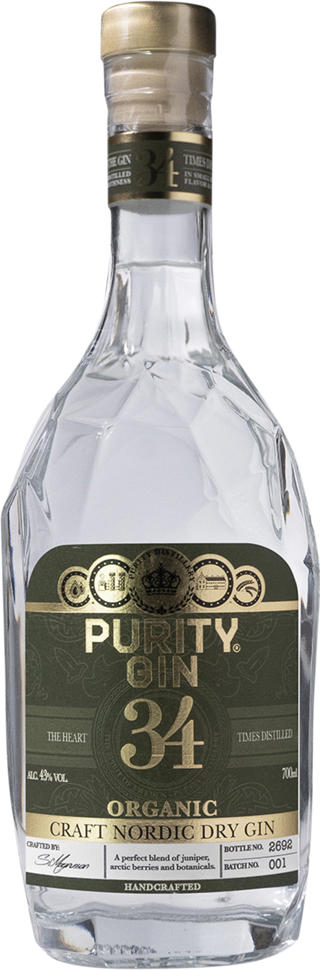 Purity Gin Craft Nordic Dry Organic Gin EKO