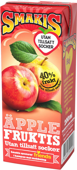 Fruktis Äpple Utan Tillsatt Socker