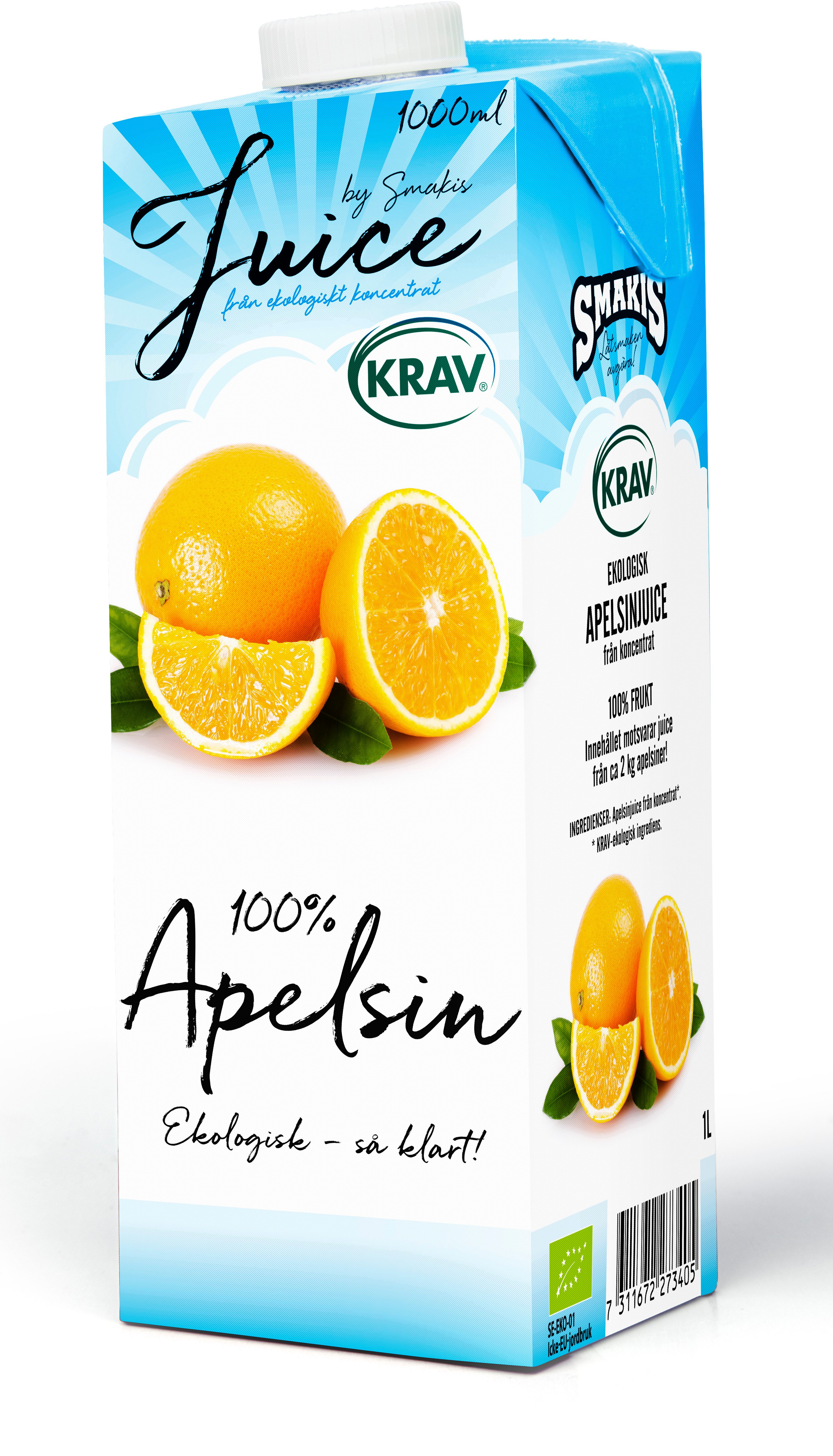 Smakis Apelsinjuice EKO KRAV