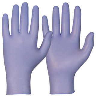 Nitrilhandskar Puderfria Indigo XL