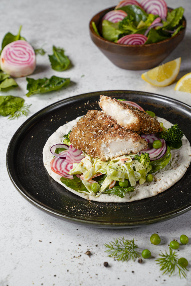 Sprödbakad Fisk med Råg & Havre 125g MSC