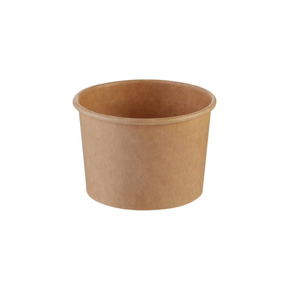 Bägare kartong+PE deli/glass
120/140ml Ø74/61x49mm brun