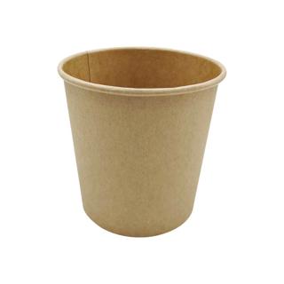 Soppskål Kartong+PE 500ml Ø96/76x95mm brun
