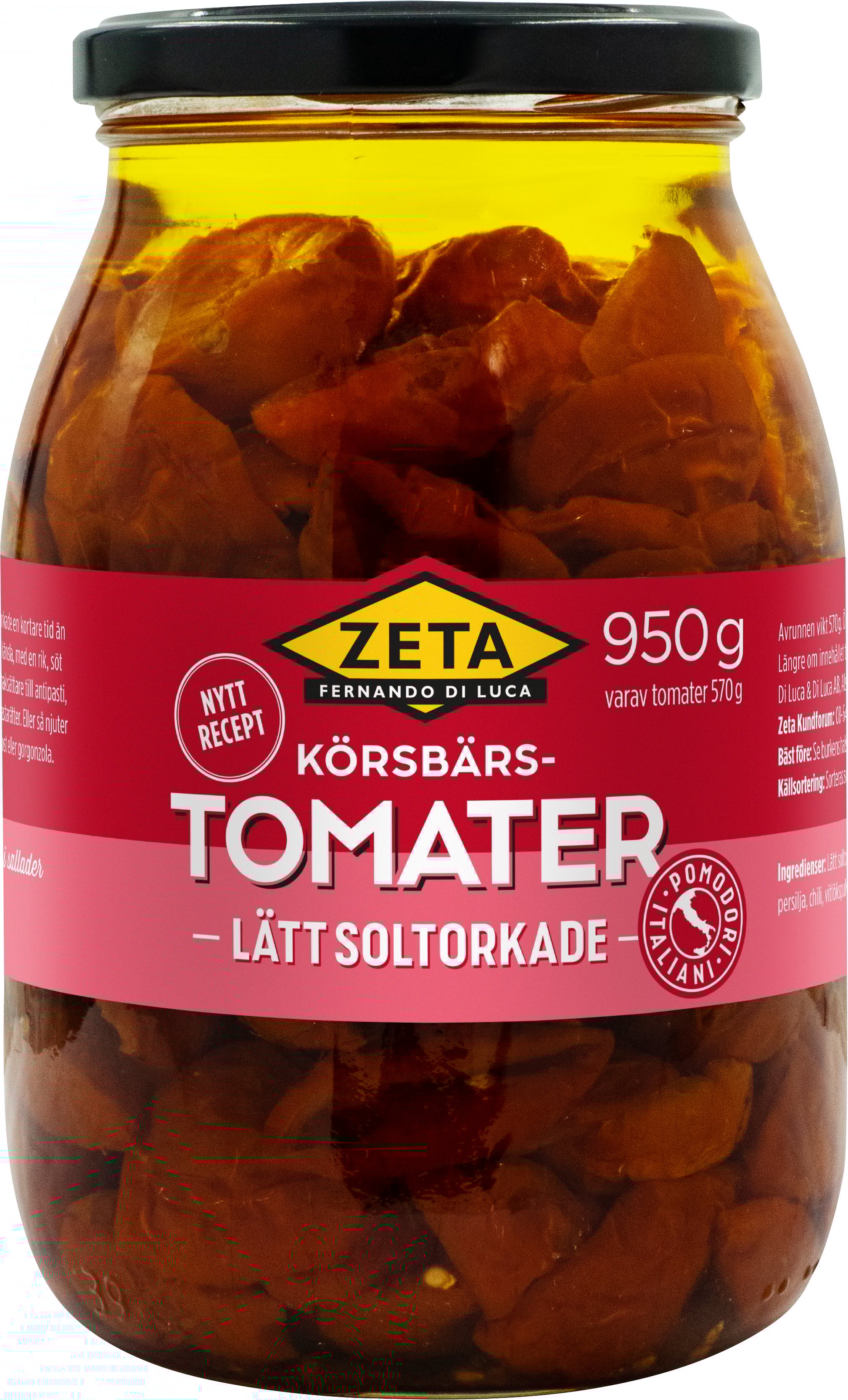 Körsbärstomat Lätt Soltorkade