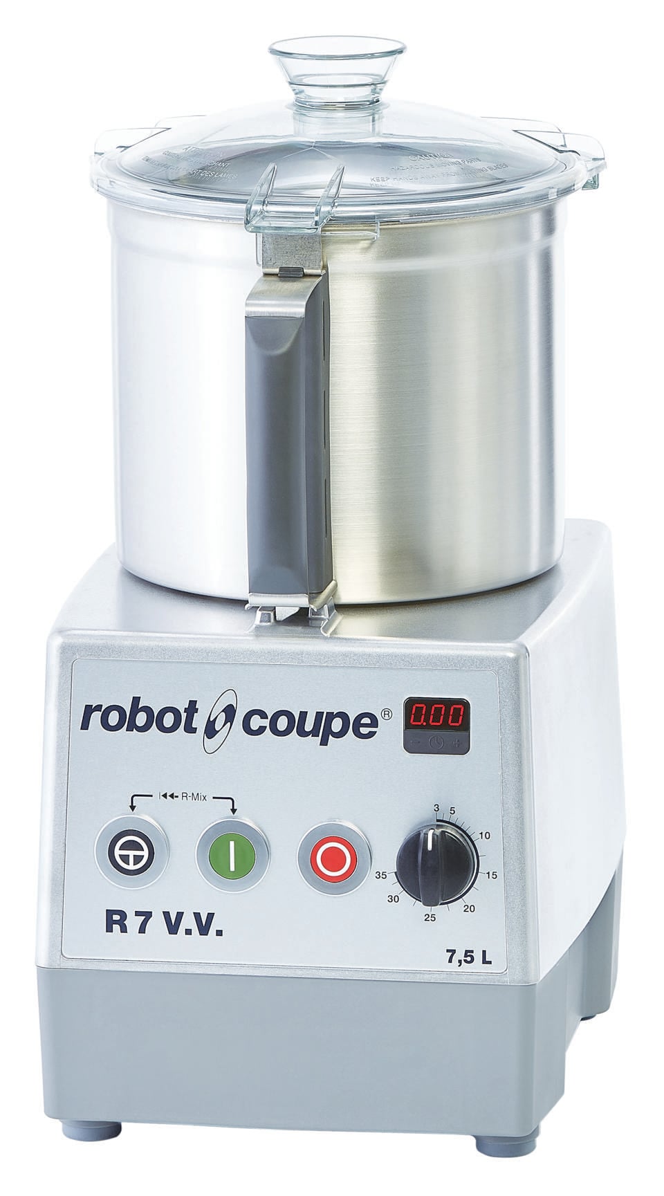 Snabbhack R7 V.V. Bänkmodell. Variabelt
300-3500 v/m, Hacktillsats 7.5 l. Puls. Timer.