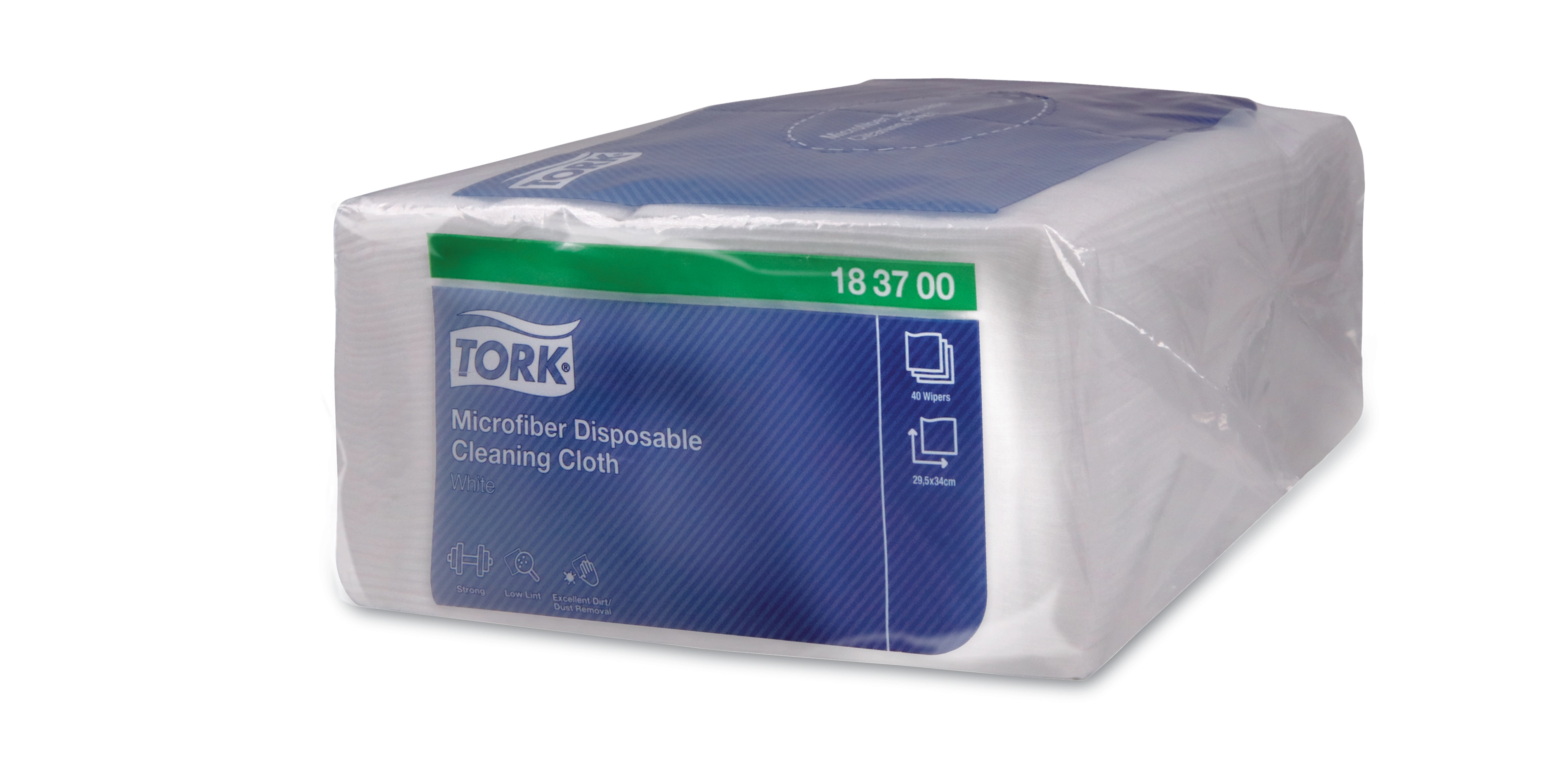 Rengöringsduk mikrofiber engångsbruk 29,5x34cm