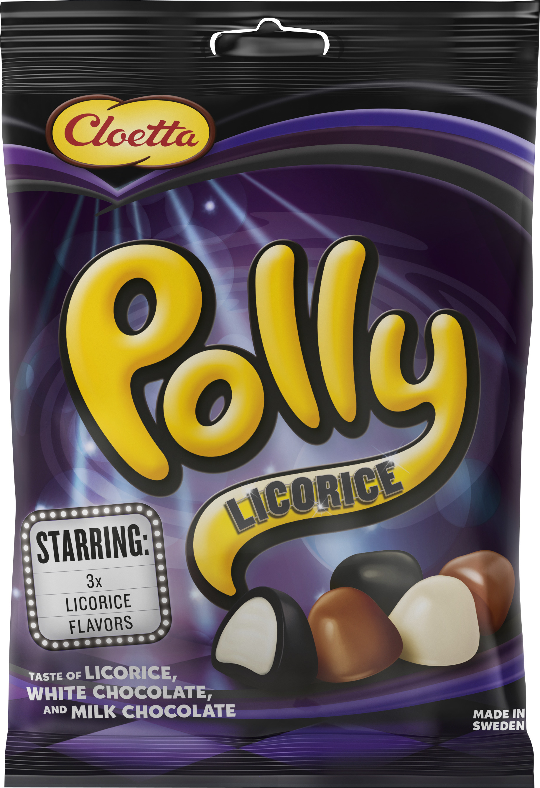 Chokladdragéer Polly Lakrits