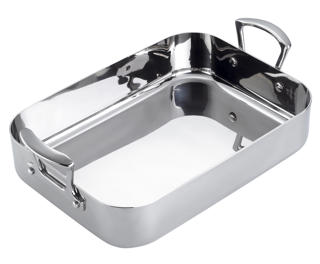 Långpanna Rostfri Aluminium 350x240mm