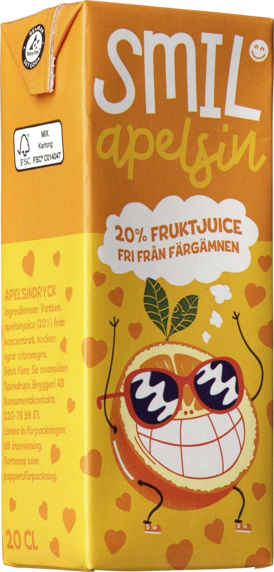 Smil Apelsin tetra BRIK