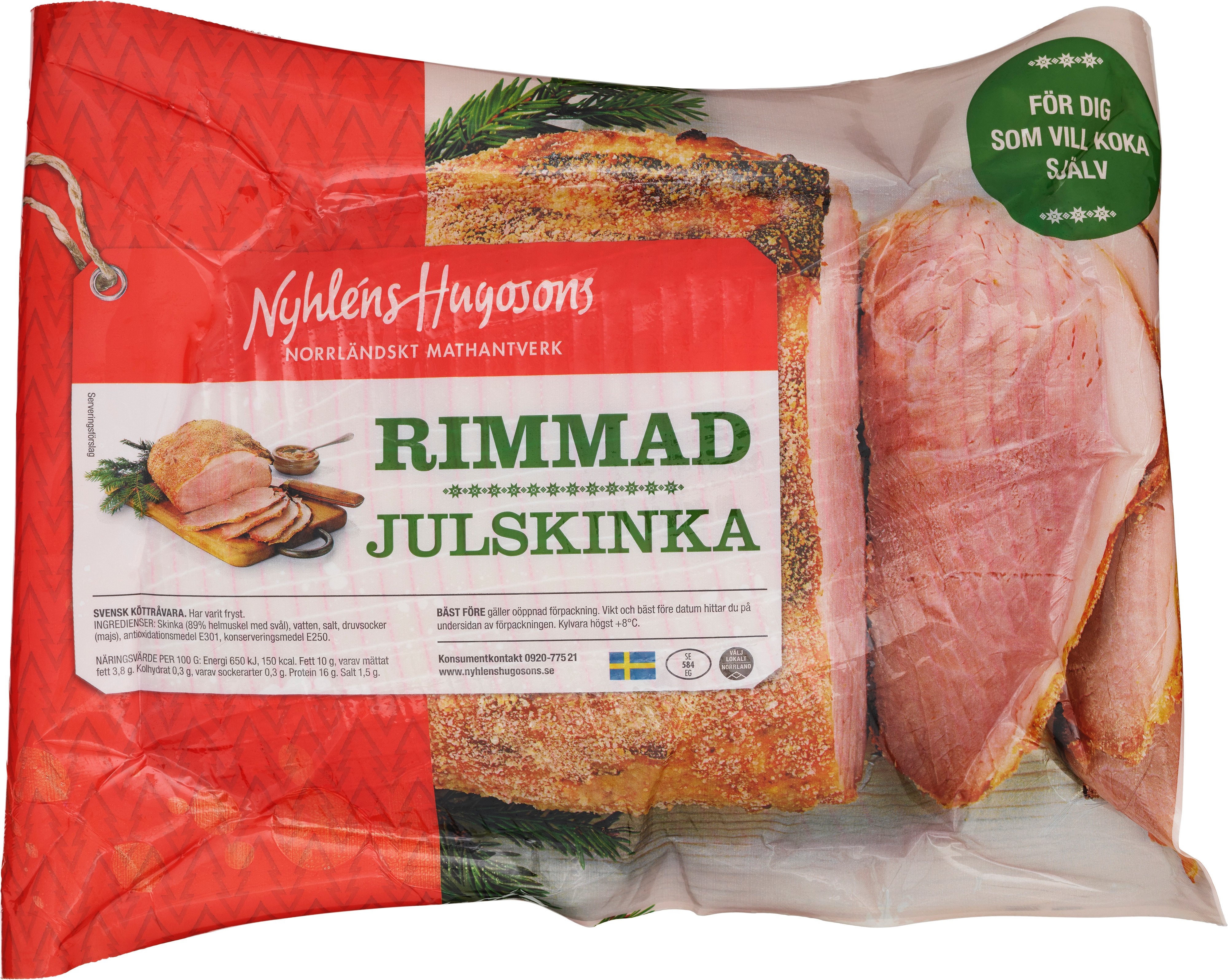 Julskinka Rimmad