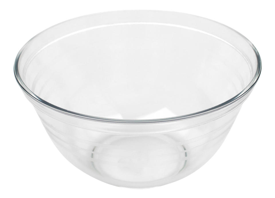 Skål klar plast 1,2L Ø16cm
