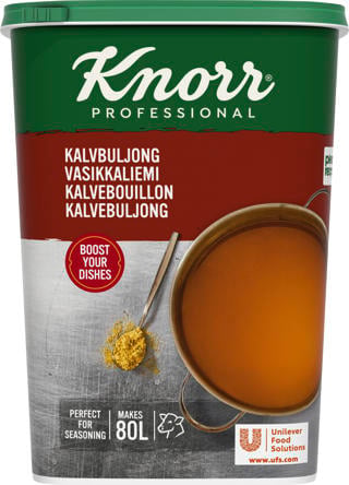 Kalvbuljong pulver 0,5% Salt