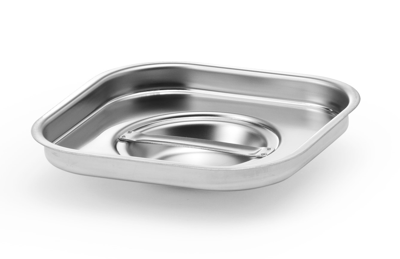 Lock med Handtag Rostfri GN 1/6