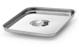 Lock med Handtag Rostfri GN 1/2