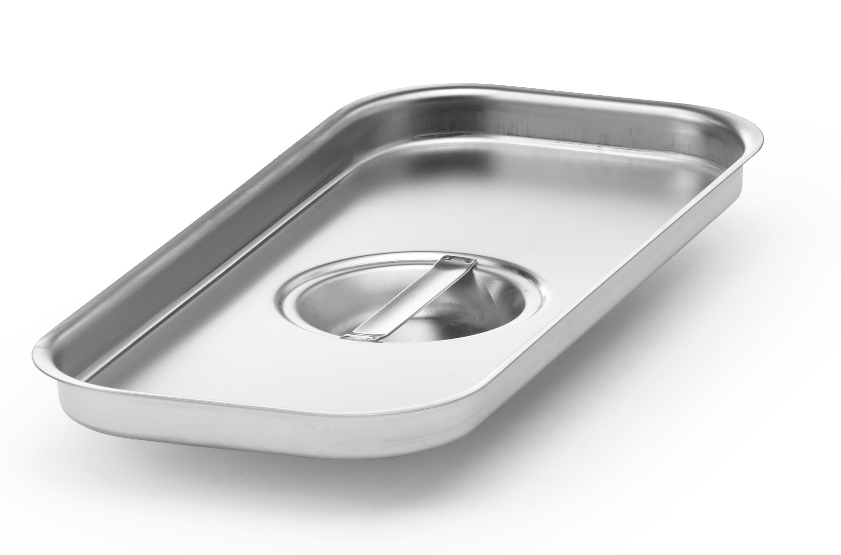 Lock med Handtag Rostfri GN 1/3