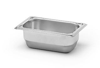 Kantin utan Handtag Rostfri GN 1/9x65mm