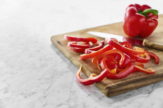 Paprika Röd Halvring 9mm