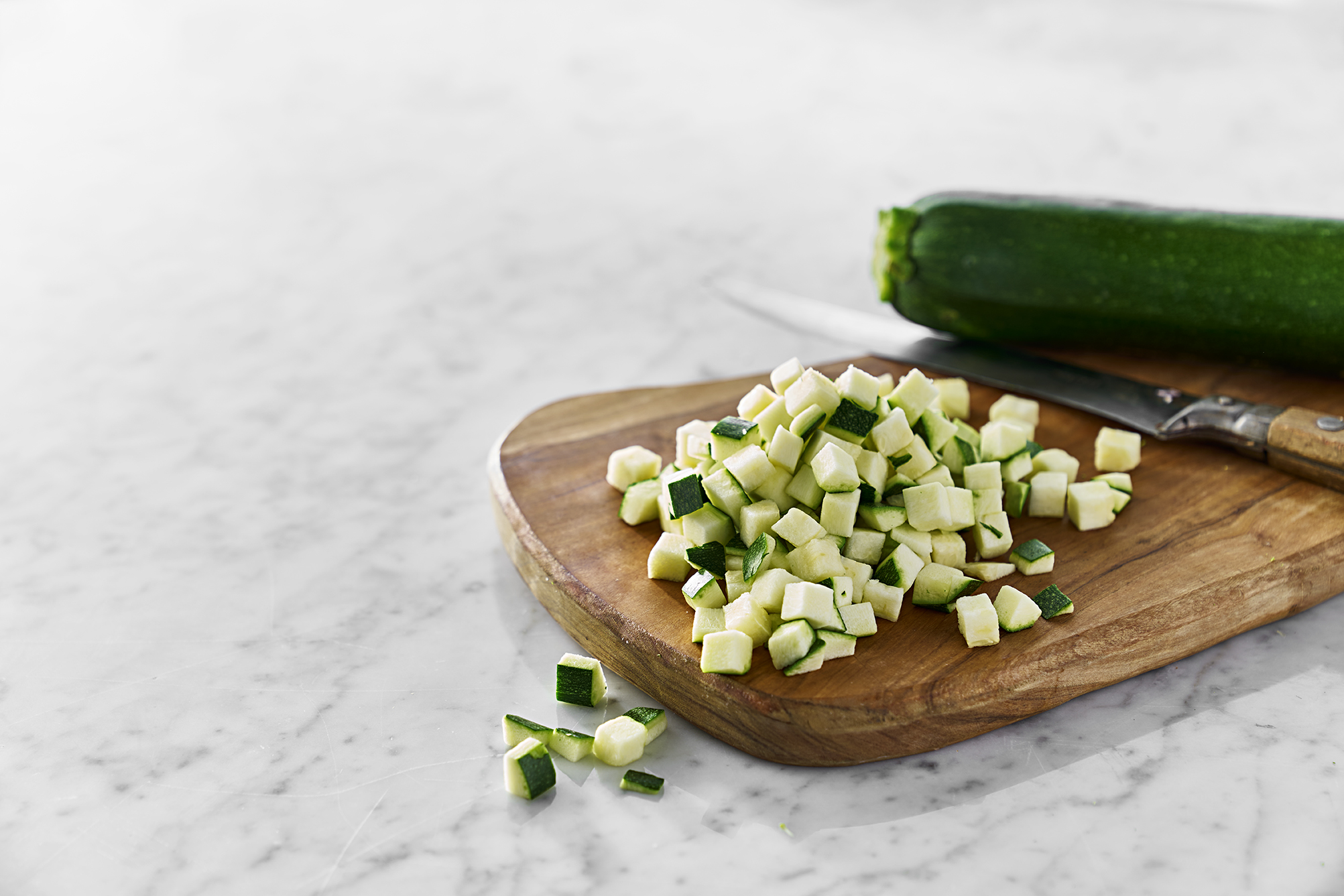 Zucchini Tärnad 10x10mm