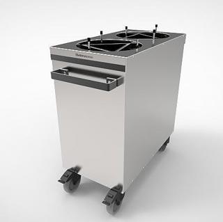 Tallriksdispenser utan värme 2x55 tallrikar
Ø15-28cm