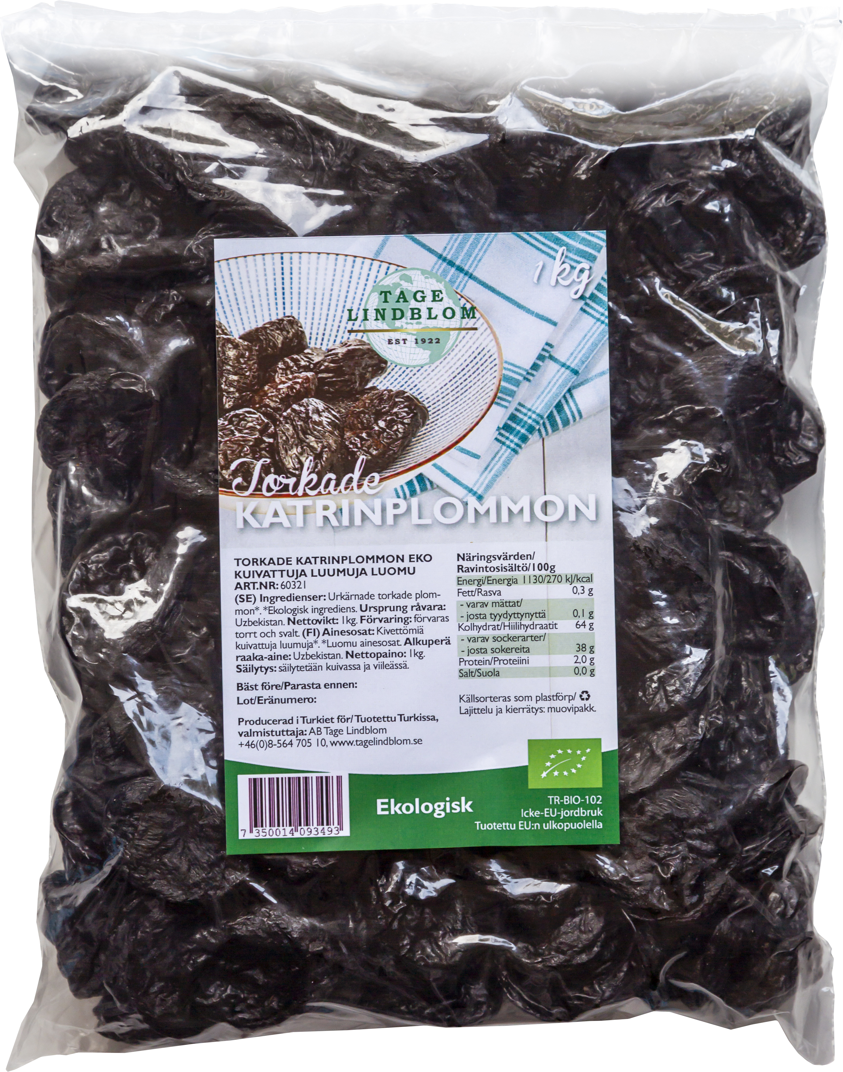 Katrinplommon Torkade EKO