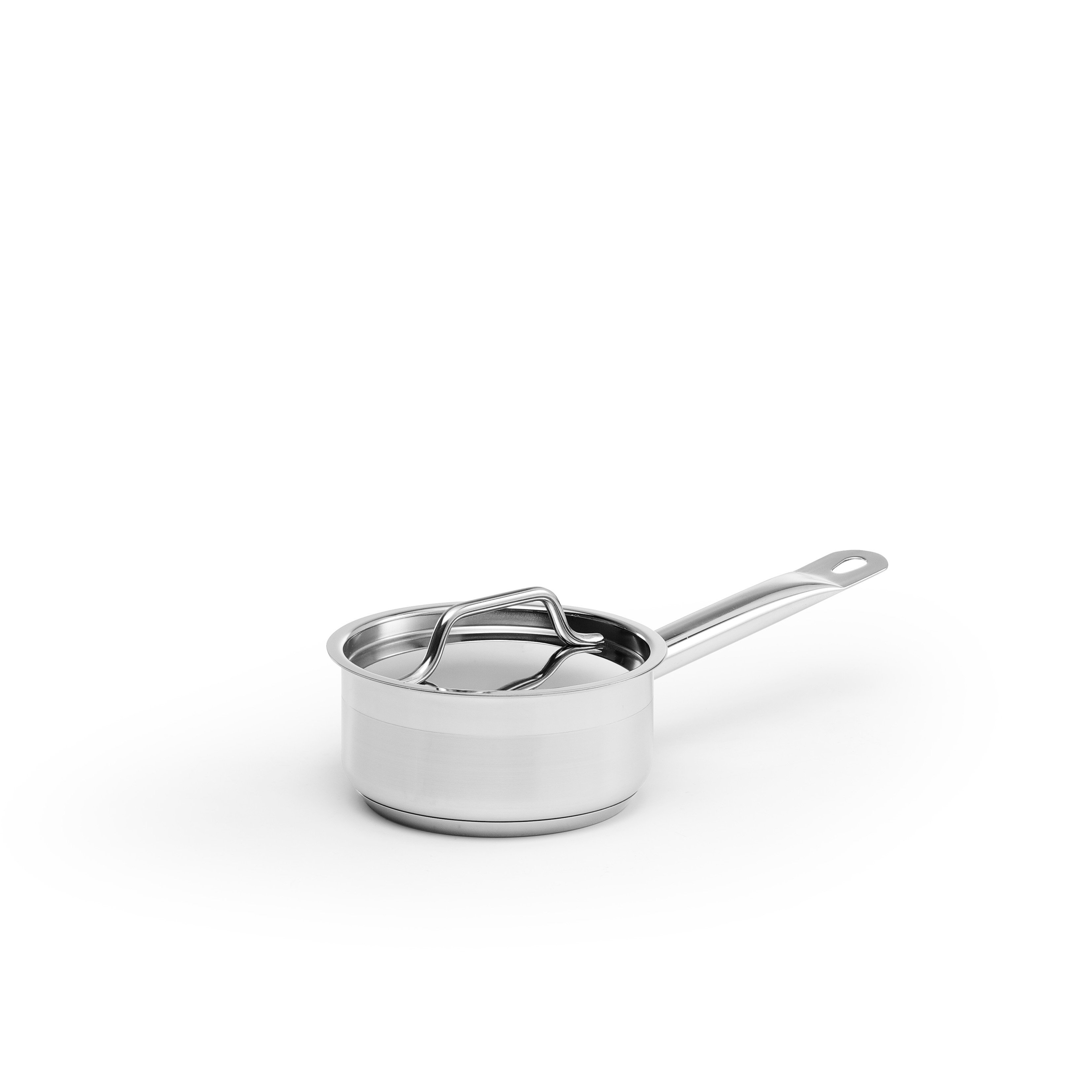 Kastrull inkl lock rostfri 1L