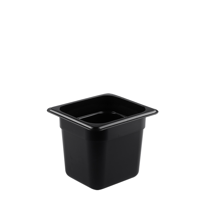 Kantin Polypropylen Svart GN 1/6x150mm