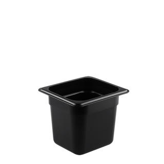 Kantin Polypropylen Svart GN 1/6x150mm