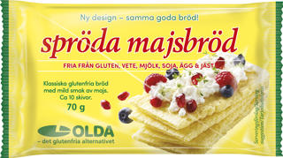Spröda Majsbröd Glutenfri