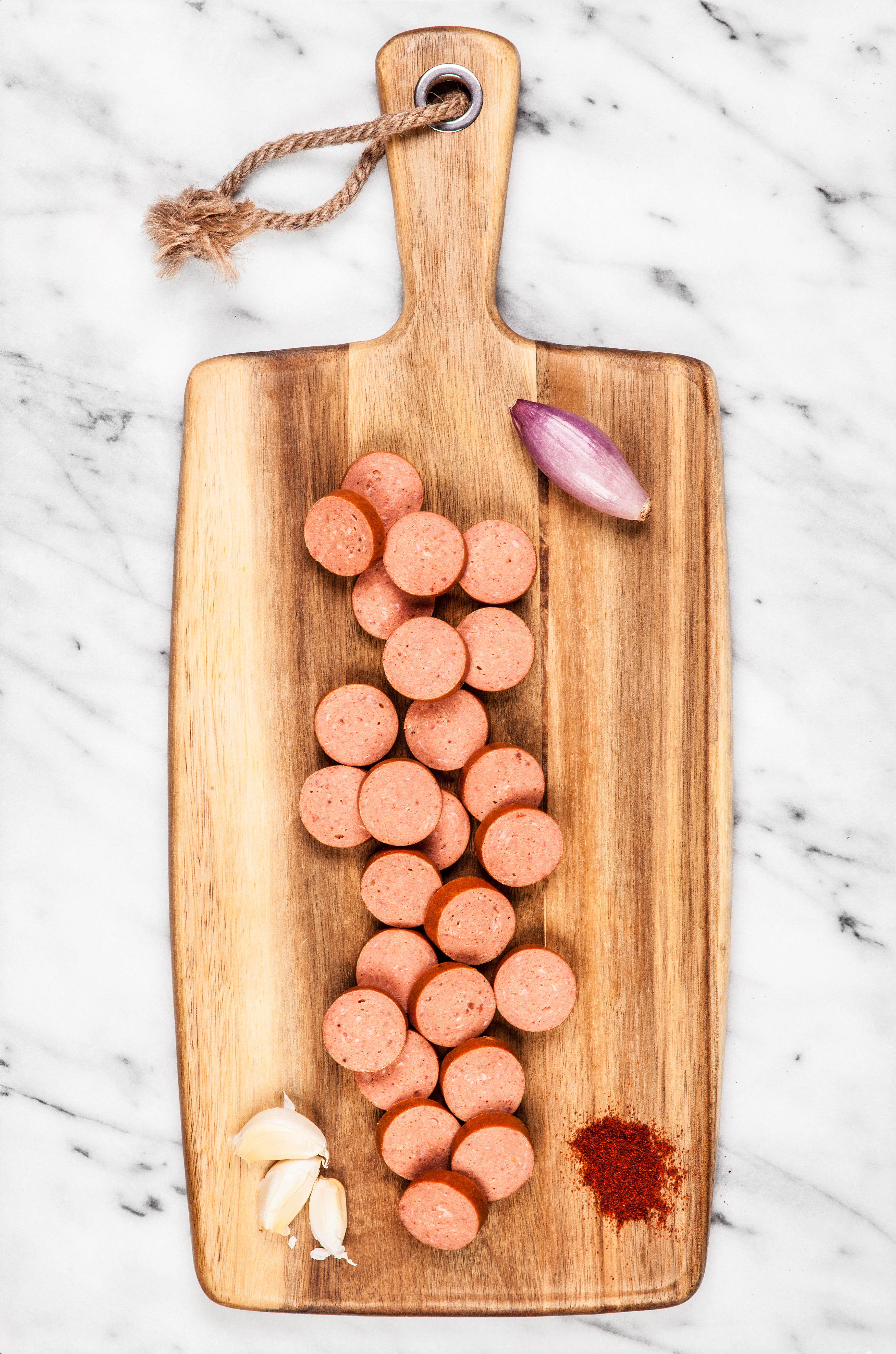 Nötchorizo Slantad 8mm