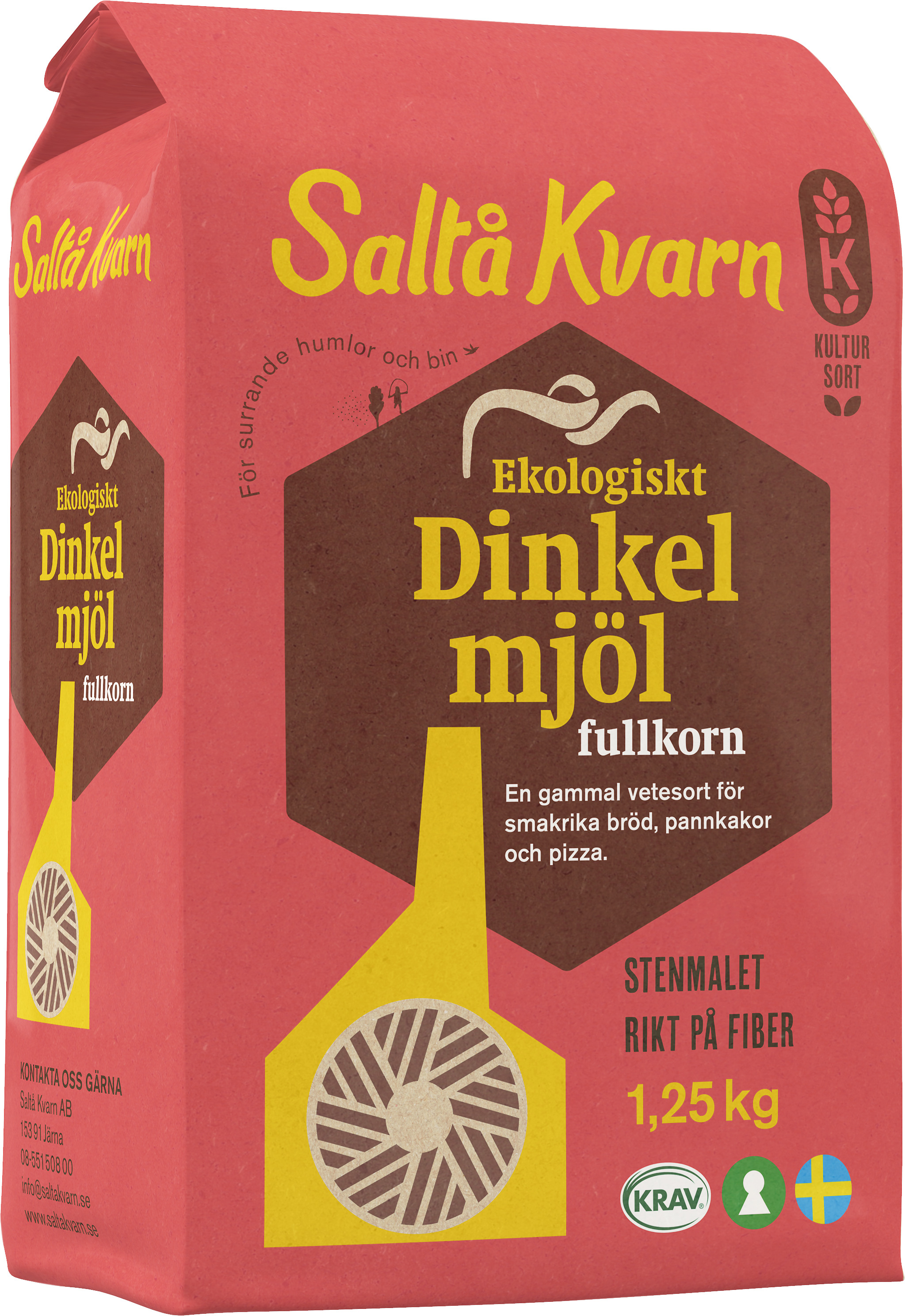 Dinkelmjöl Fullkorn KRAV