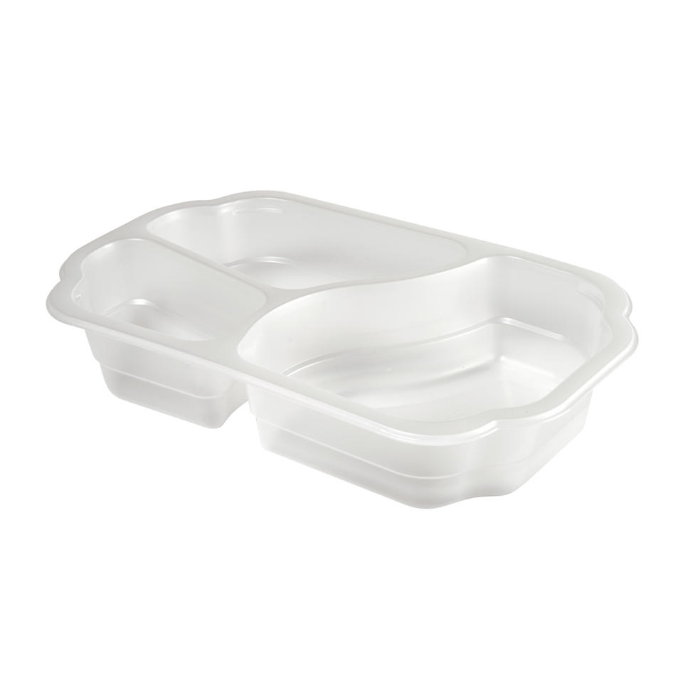 Form PP Take away 3-fack 250x159x48mm
550/350/200ml transparent