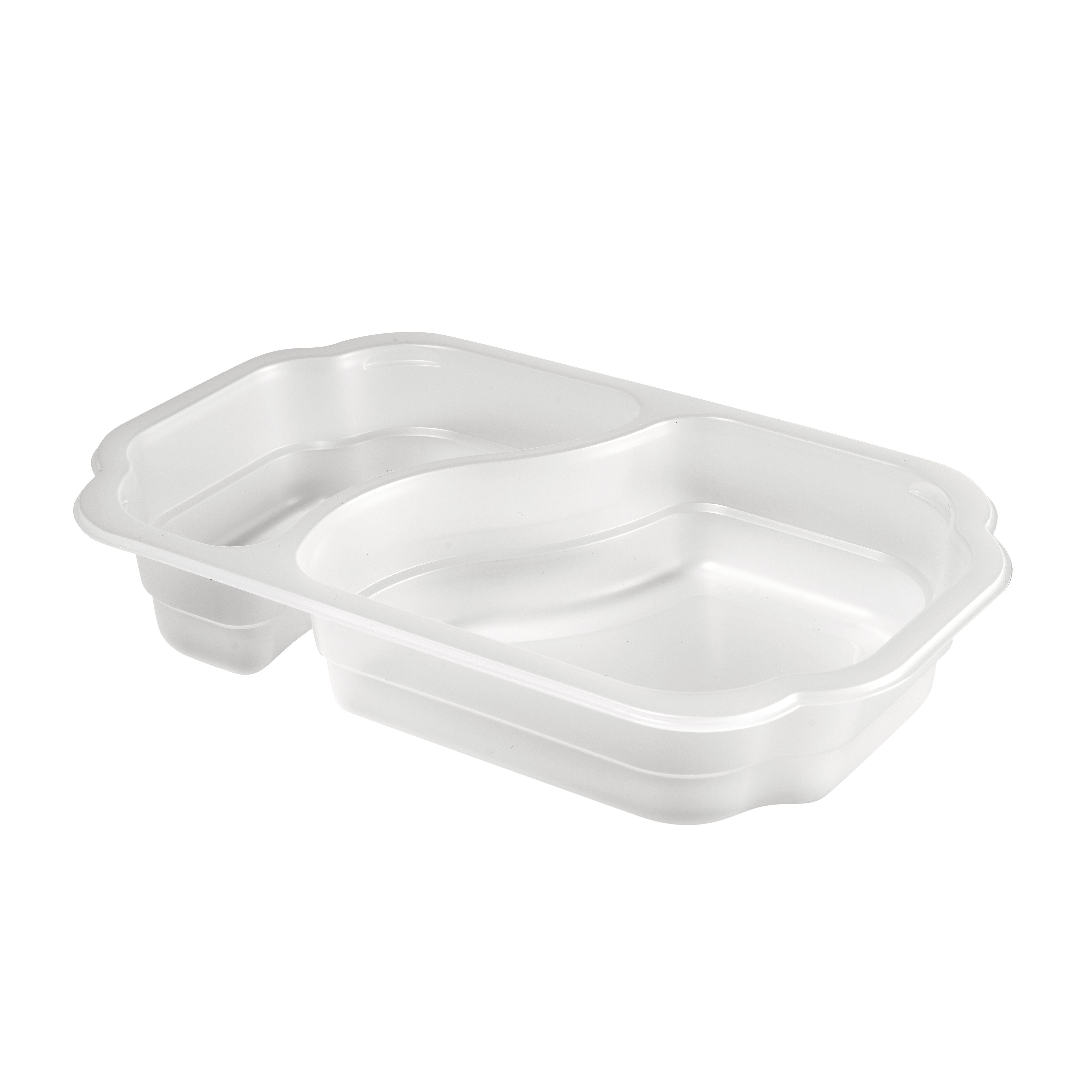 Form PP Take away 2-fack 250x159x45mm 
700/400ml transparent