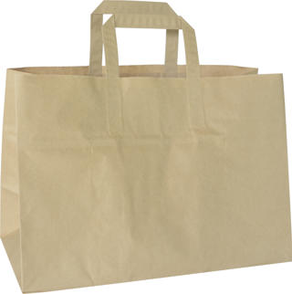 Pappersbärkasse med handtag 360x170x270mm
15 L brun