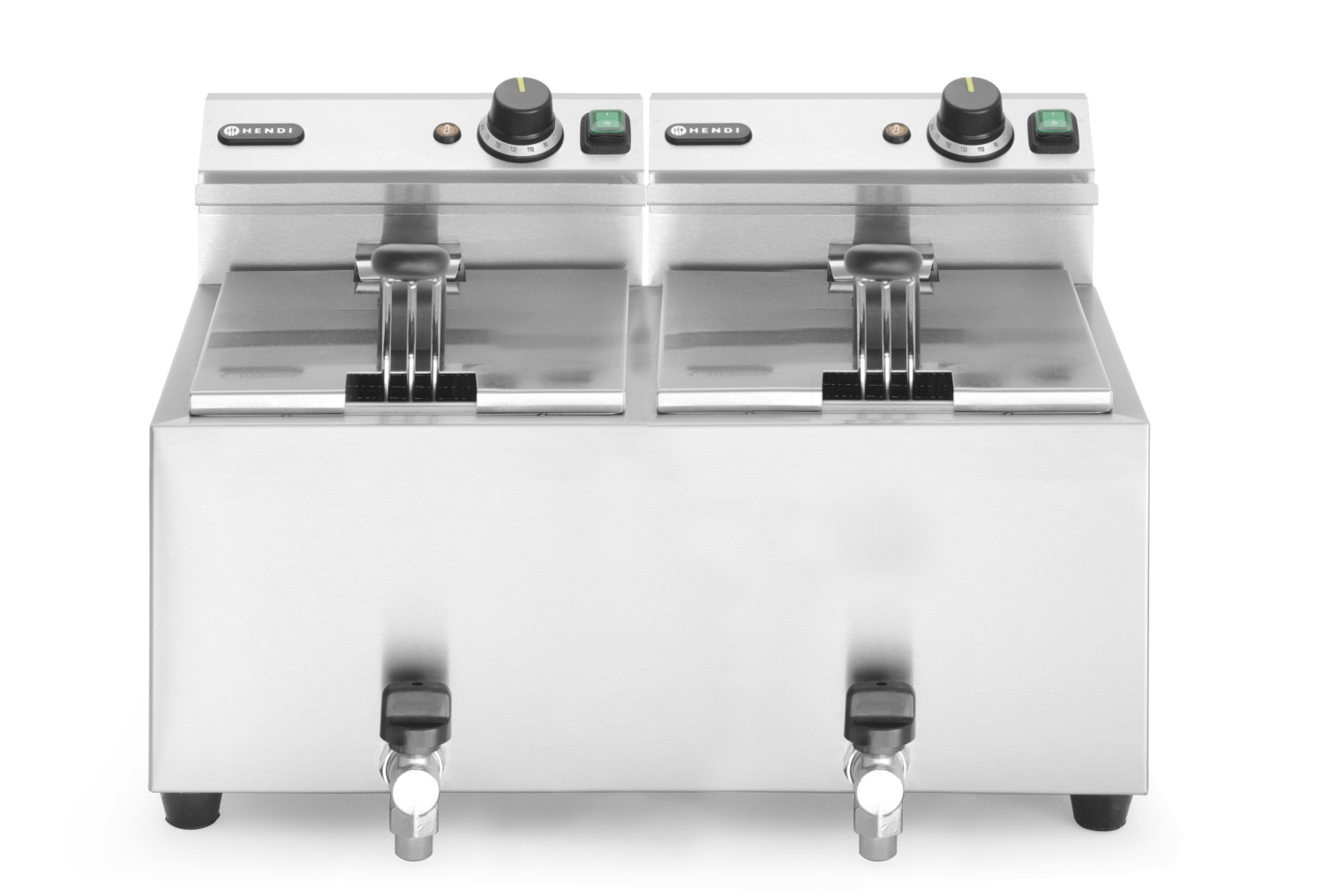 Fritös 2x8L 2x230V 3,5kW V-formad balja