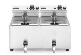 Fritös 2x8L 2x230V 3,5kW V-formad balja