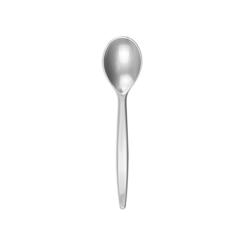 Bordssked 198mm silvergrå bisfenolfri plast