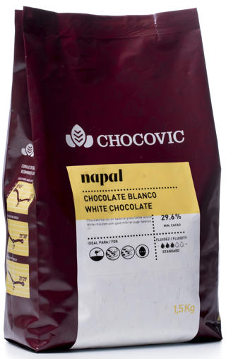 Vit Choklad Napal Pellets 29,6%
