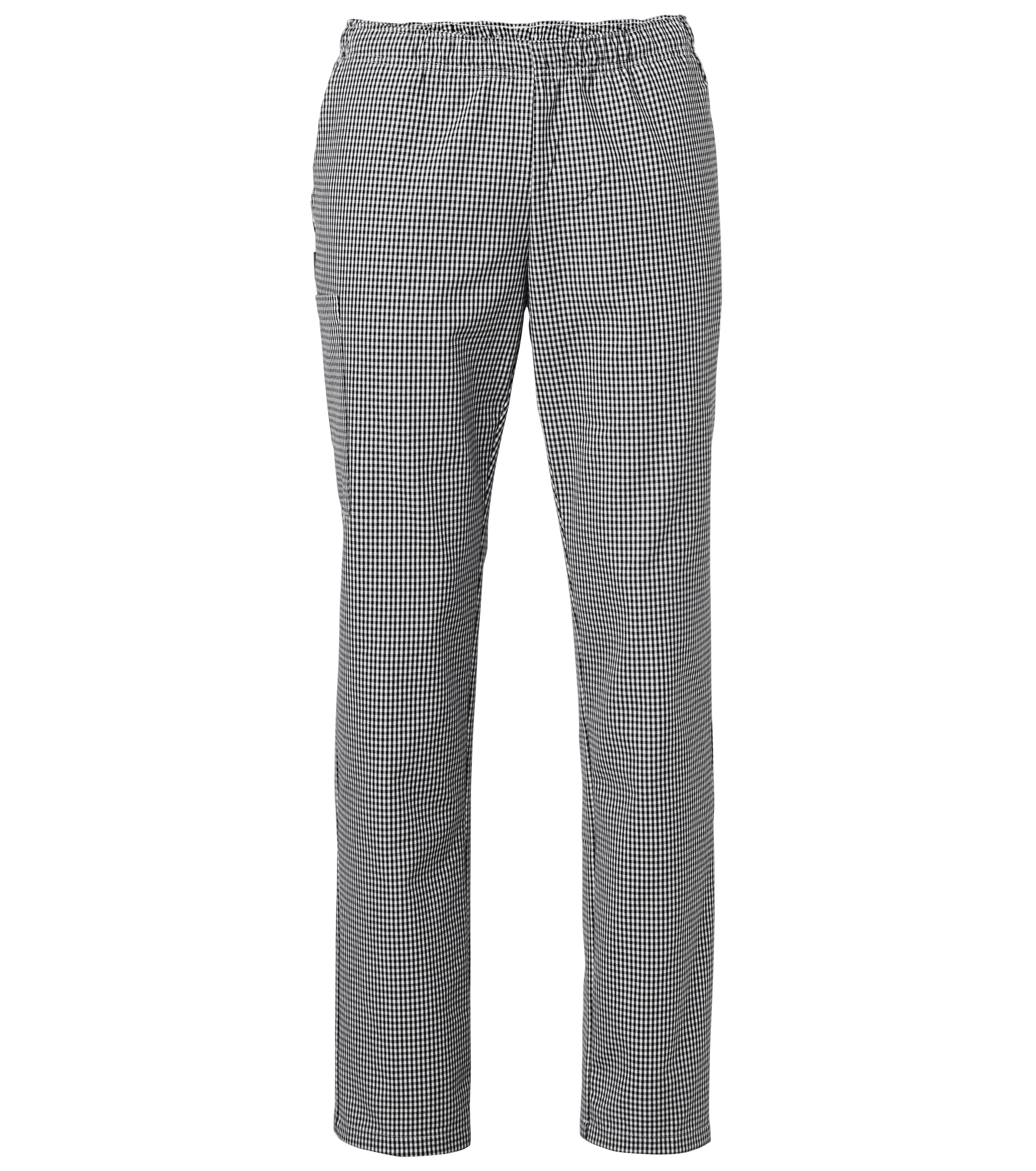 Byxa unisex med resår pepita XL