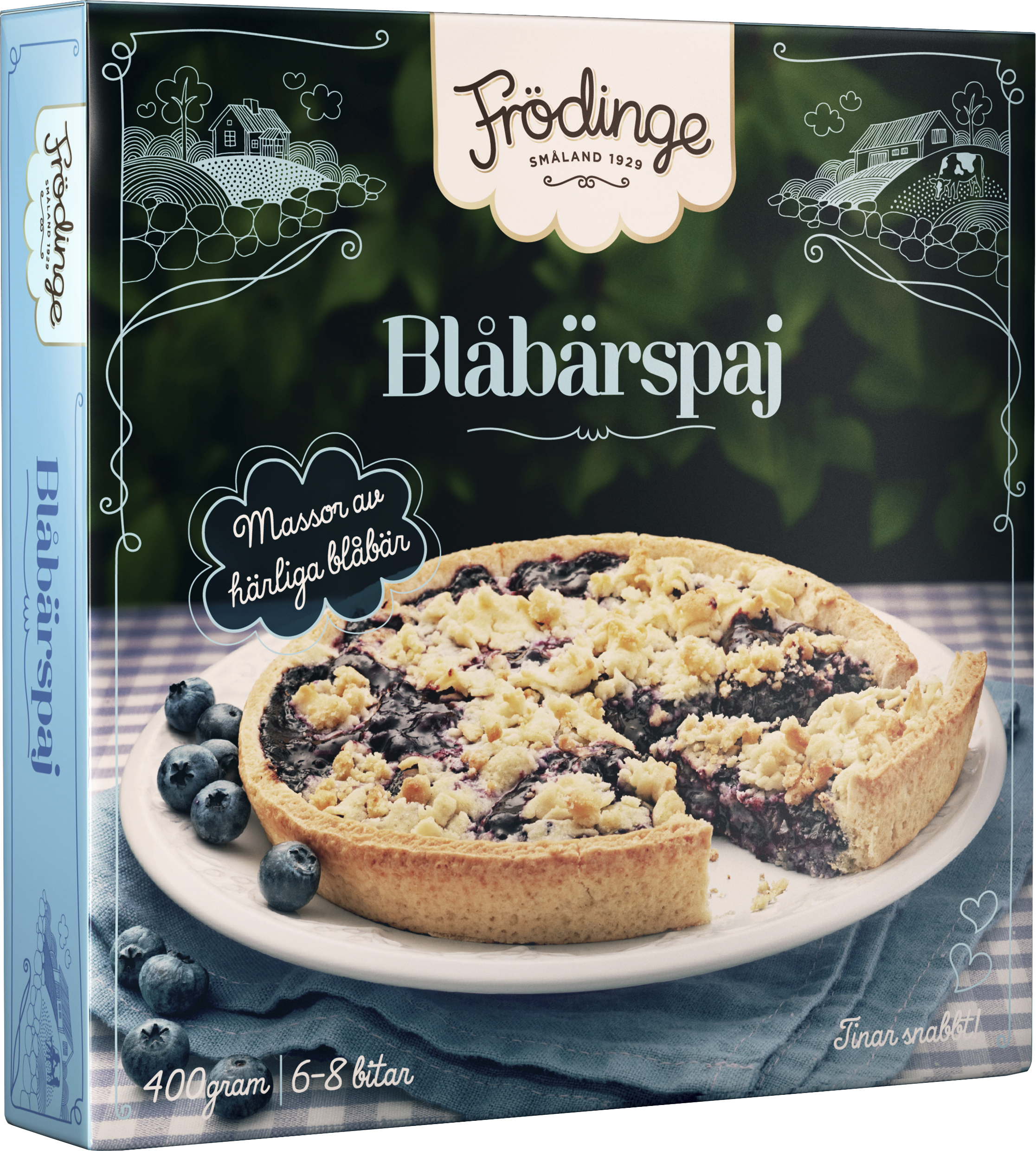 Blåbärspaj