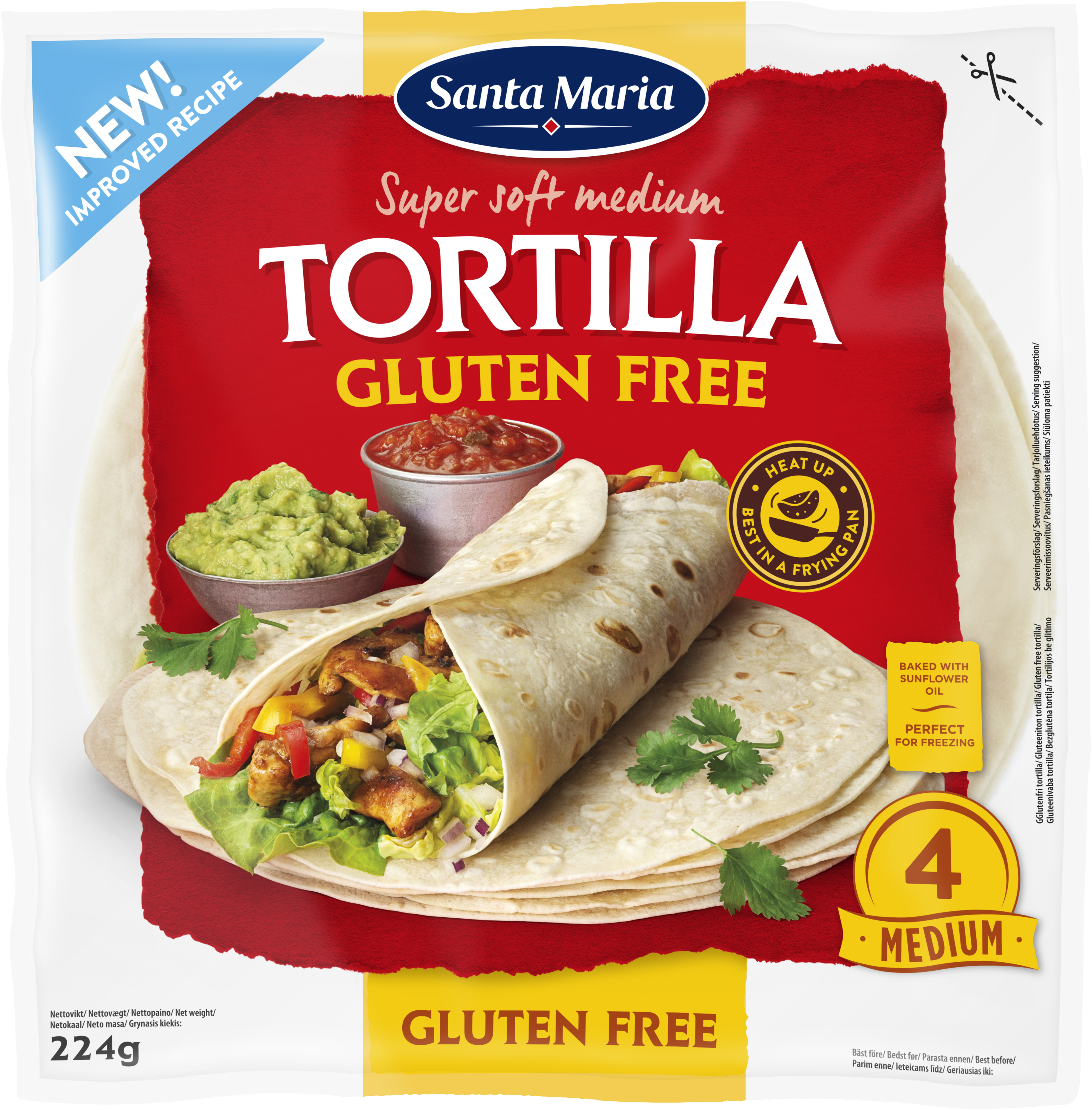 Tortillabröd 20 cm Glutenfri