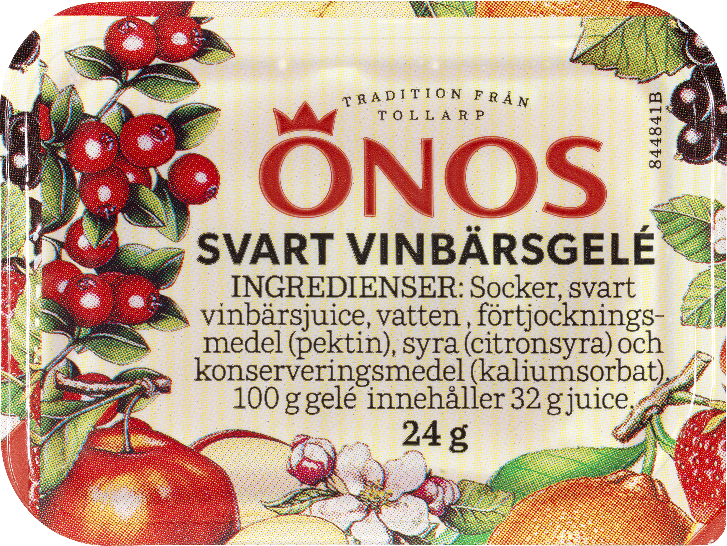 Svartvinbärsgelé Portion