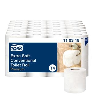Toalettpapper T4 Premium extra mjukt 3-lager
9,8cmx19,1m vit