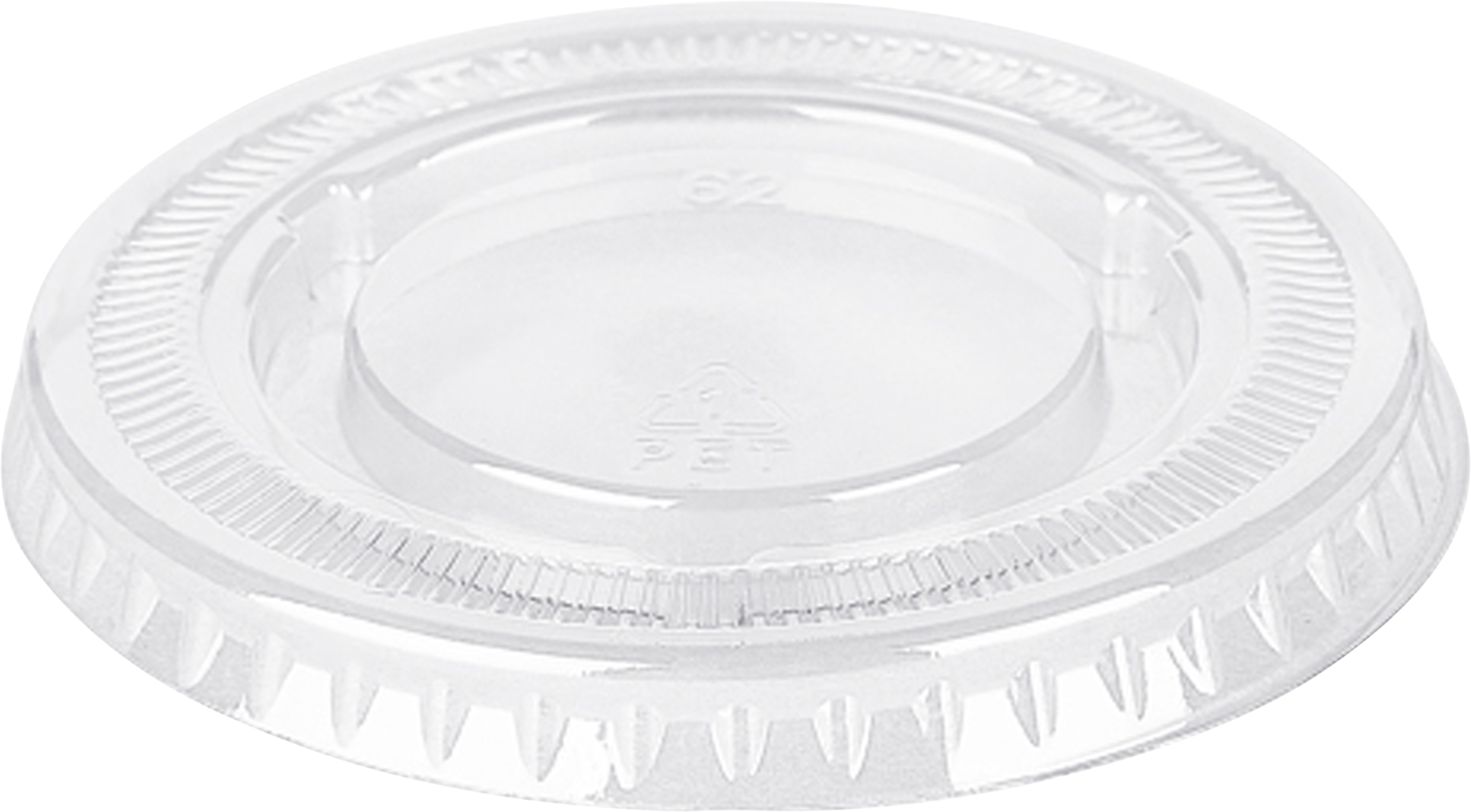 Lock PET transparent till dressingbägare 62mm