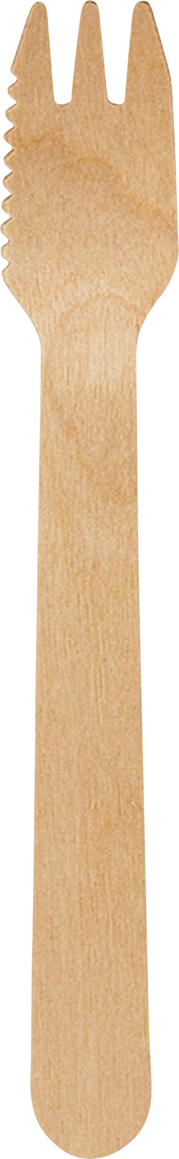 Kombigaffel Trä Vaxad 140mm