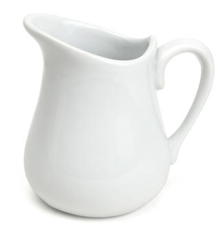 Gammaldags kanna porslin 0,32L h11cm